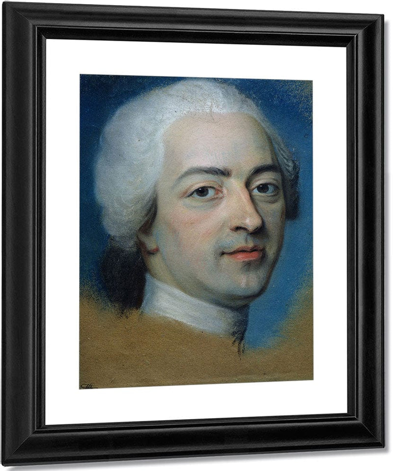Louis Xv (1710 74) King Of France And Navarre By Maurice Quentin De La Tour Fine Art Print
