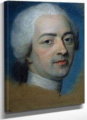 Louis Xv (1710 74) King Of France And Navarre By Maurice Quentin De La Tour Fine Art Print