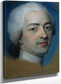 Louis Xv (1710 74) King Of France And Navarre By Maurice Quentin De La Tour Fine Art Print