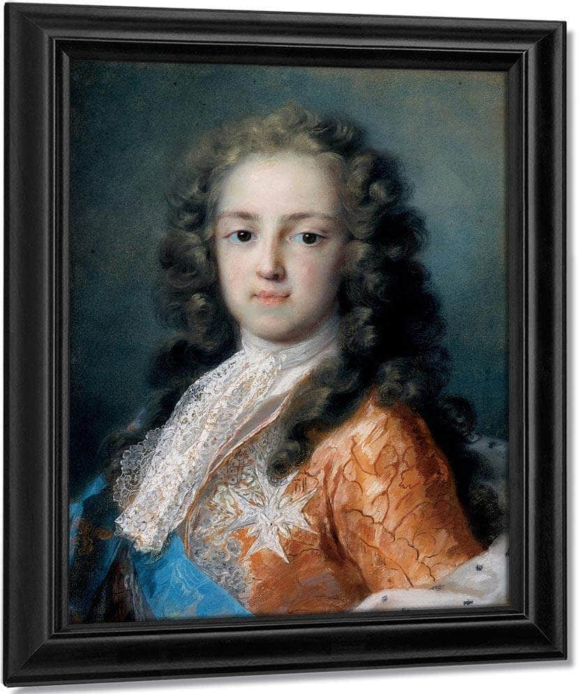 Louis Xv Of France As Dauphin 1721 By Rosalba Carriera Fine Art Print