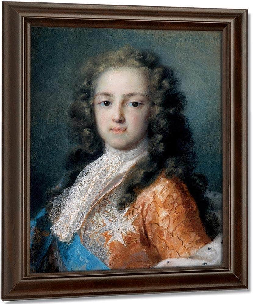 Louis Xv Of France As Dauphin 1721 By Rosalba Carriera Fine Art Print