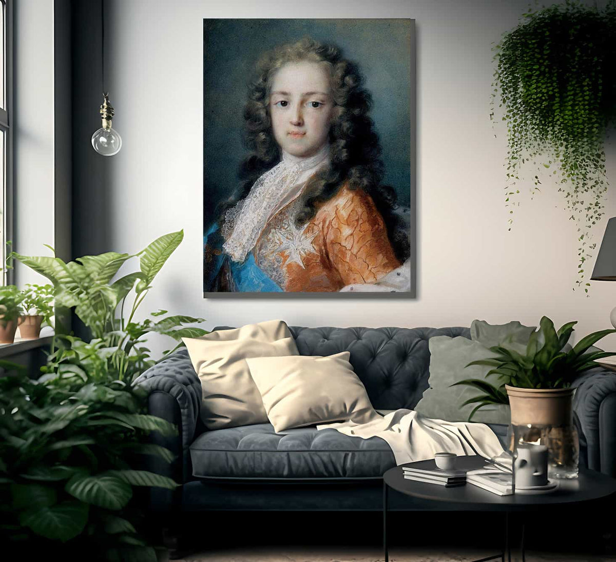 Louis Xv Of France As Dauphin 1721 By Rosalba Carriera Fine Art Print
