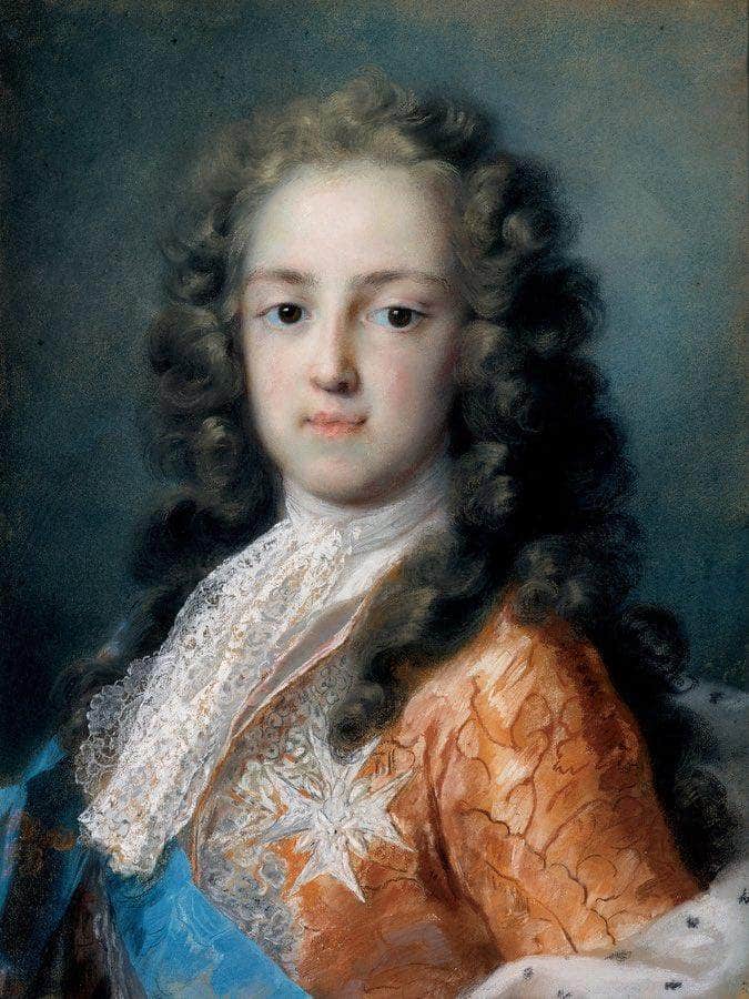 Louis Xv Of France As Dauphin 1721 By Rosalba Carriera Fine Art Print