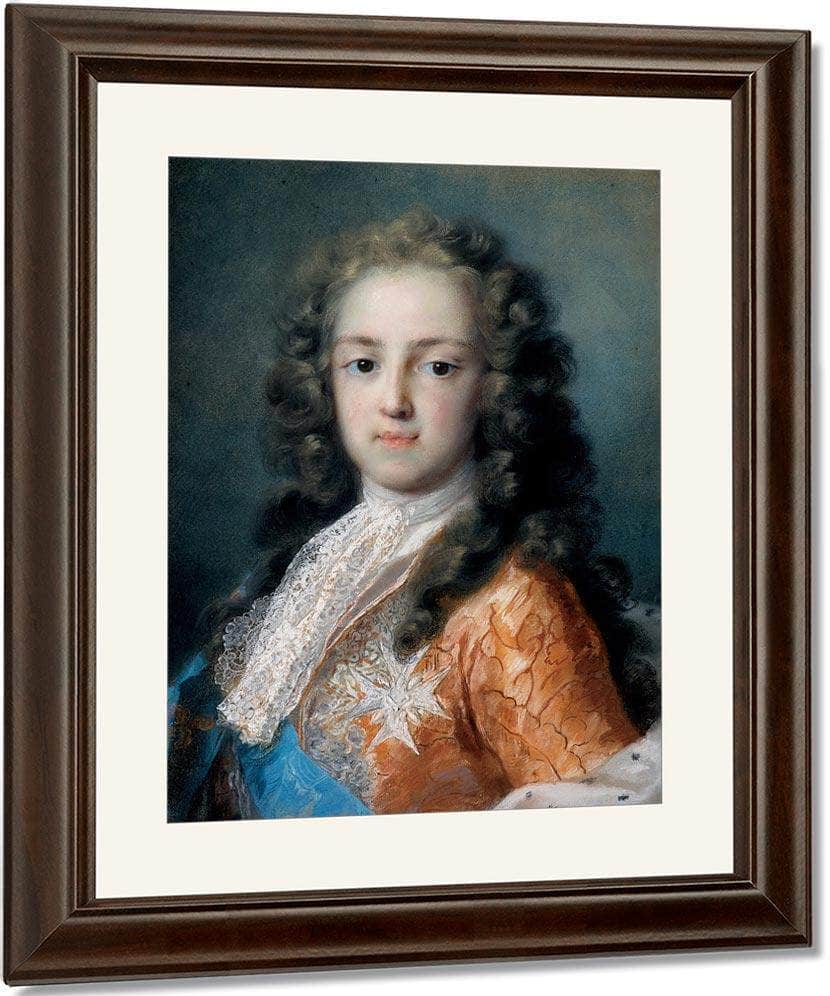 Louis Xv Of France As Dauphin 1721 By Rosalba Carriera Fine Art Print