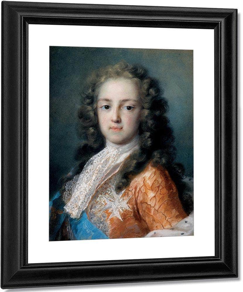 Louis Xv Of France As Dauphin 1721 By Rosalba Carriera Fine Art Print