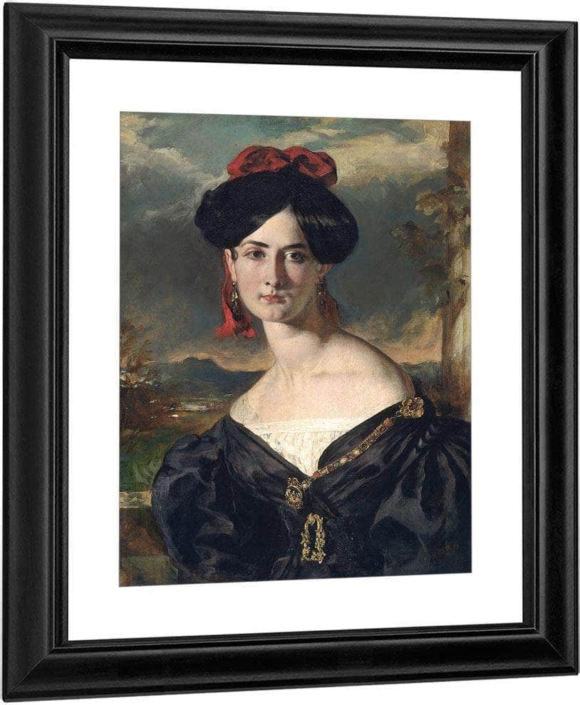 Louisa Elizabeth Vaughan, Born Rolls By William Etty Fine Art Print