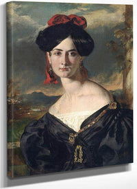 Louisa Elizabeth Vaughan, Born Rolls By William Etty Fine Art Print