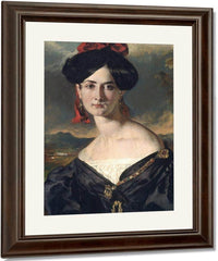 Louisa Elizabeth Vaughan, Born Rolls By William Etty Fine Art Print