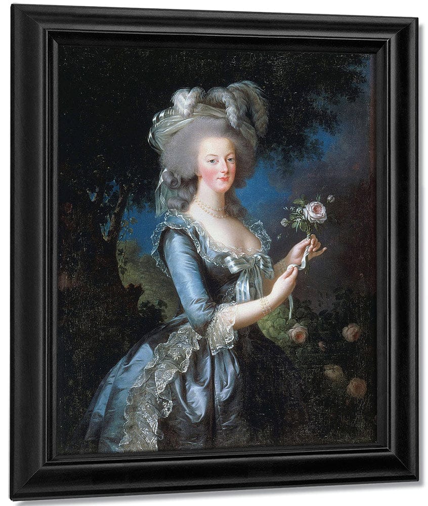Louise Marie Antoinette With The Rose 1783 By Elisabeth Vigee Le Brun Fine Art Print
