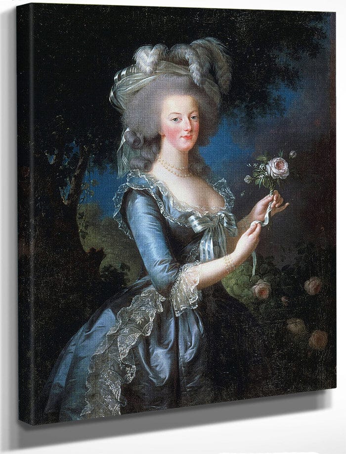 Louise Marie Antoinette With The Rose 1783 By Elisabeth Vigee Le Brun Fine Art Print