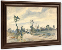 Louveciennes Route De Saint Germain By Camille Pissarro Fine Art Print