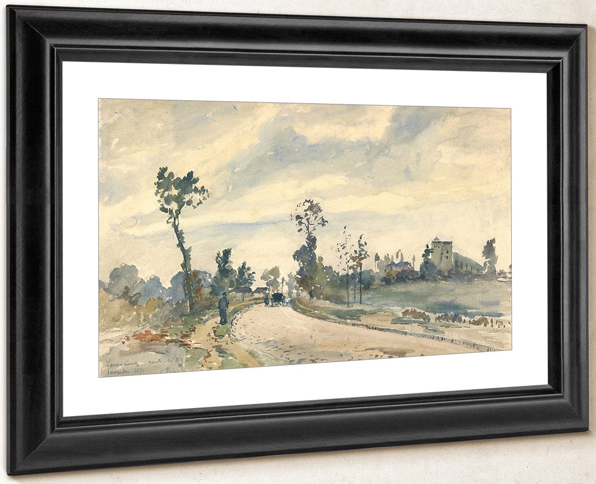 Louveciennes Route De Saint Germain By Camille Pissarro Fine Art Print