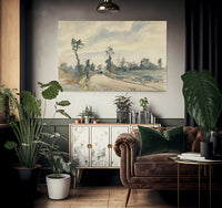 Louveciennes Route De Saint Germain By Camille Pissarro Fine Art Print