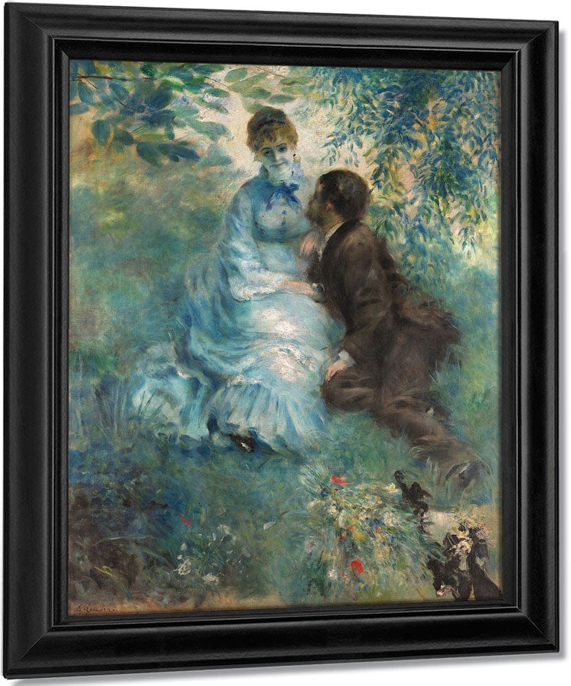 Lovers By Pierre Auguste Renoir Fine Art Print