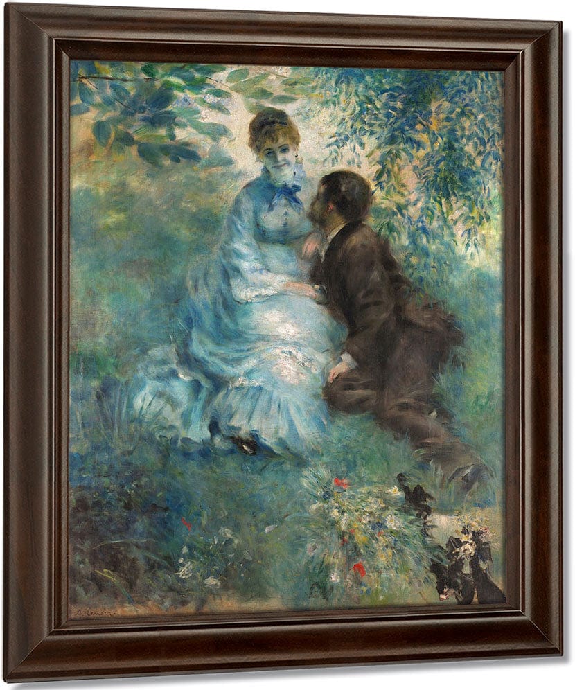 Lovers By Pierre Auguste Renoir Fine Art Print