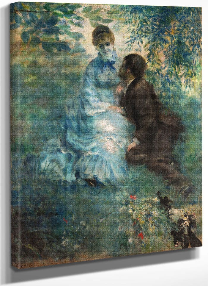 Lovers By Pierre Auguste Renoir Fine Art Print