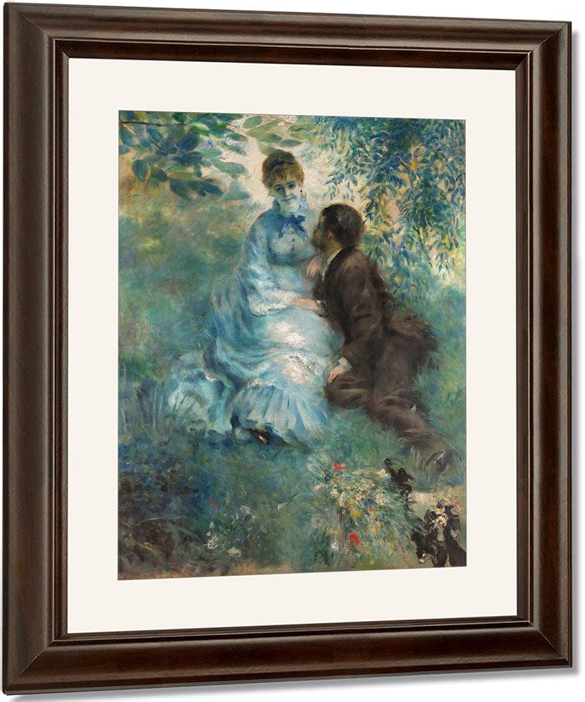 Lovers By Pierre Auguste Renoir Fine Art Print