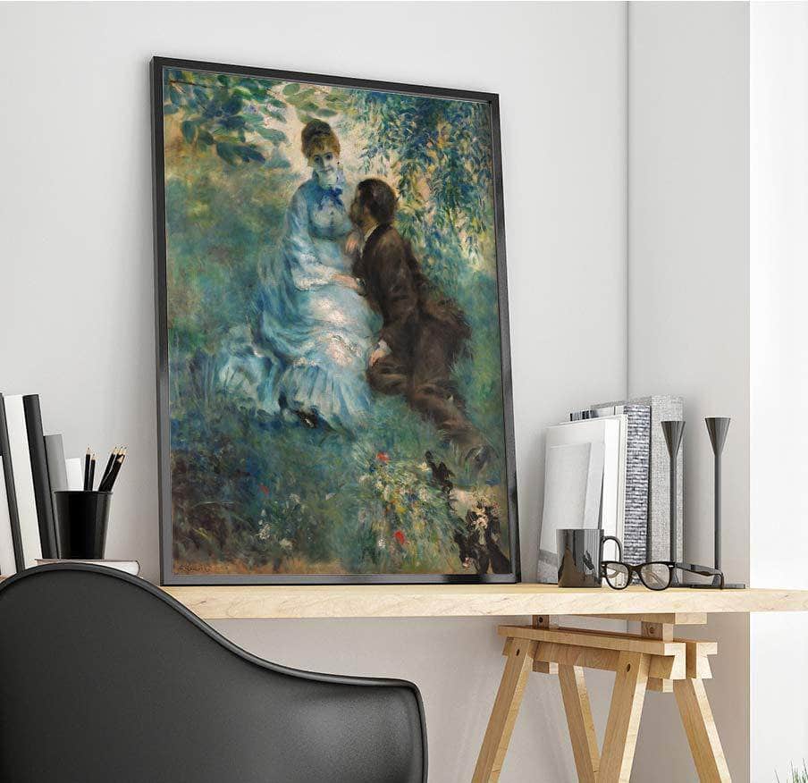 Lovers Painting Auguste Renoir Canvas Art Fine Art Print