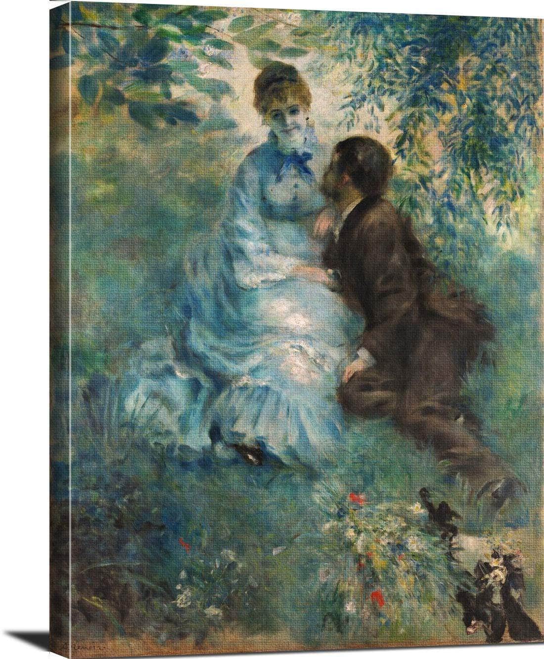 Lovers Painting Auguste Renoir Canvas Art Fine Art Print