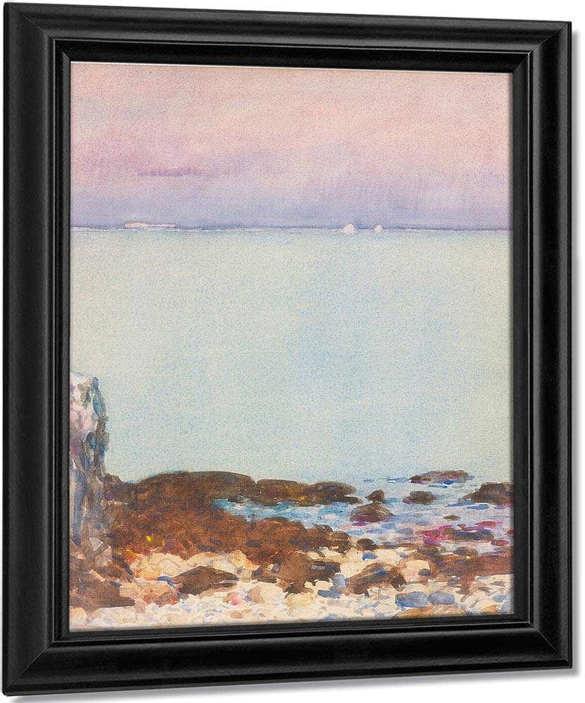 Low Tide, Isles Of Shoals By Childe Hassam Fine Art Print