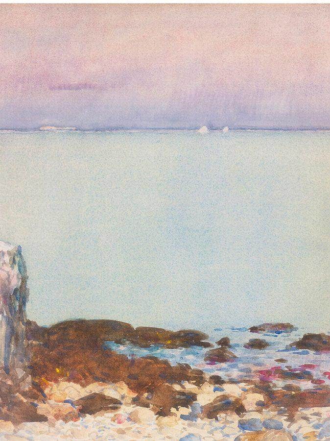 Low Tide, Isles Of Shoals By Childe Hassam Fine Art Print