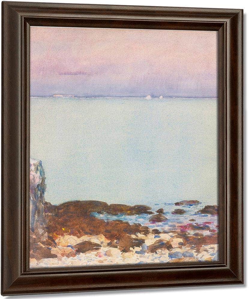 Low Tide, Isles Of Shoals By Childe Hassam Fine Art Print