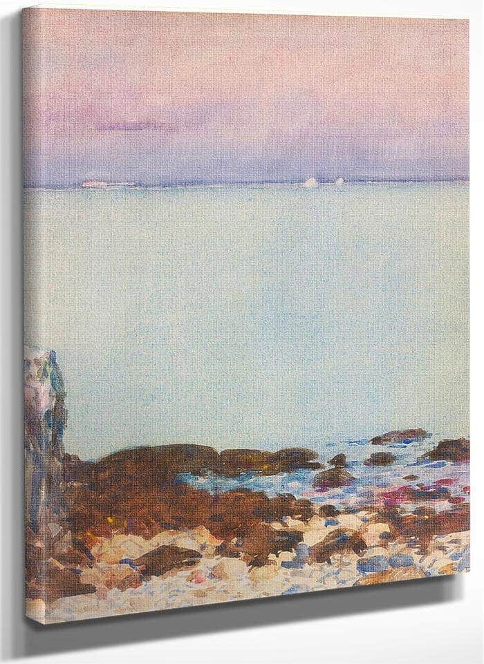 Low Tide, Isles Of Shoals By Childe Hassam Fine Art Print