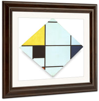 Lozenge 1921 Oil On Canvas 611X601Mm Art Institute Of Chicago Chicago Min By Piet Mondrian Fine Art Print