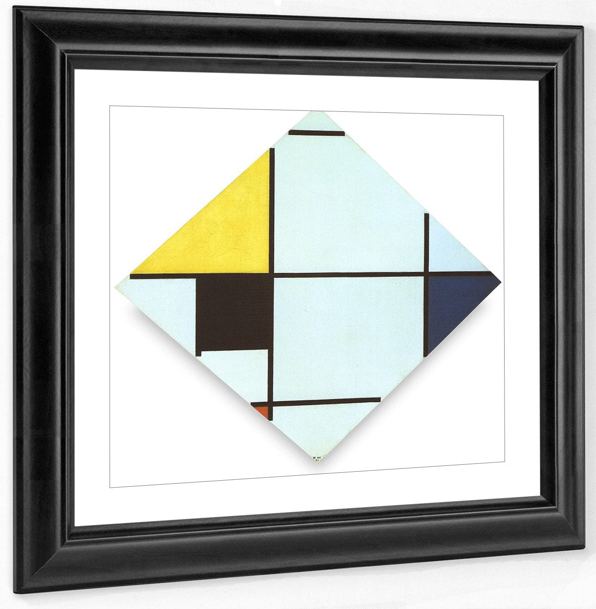 Lozenge 1921 Oil On Canvas 611X601Mm Art Institute Of Chicago Chicago Min By Piet Mondrian Fine Art Print