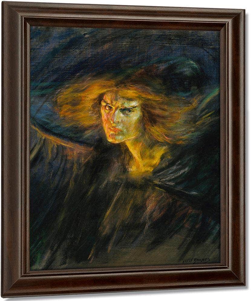 Lucifer (Natalie Clifford Barney) By Alice Pike Barney Fine Art Print