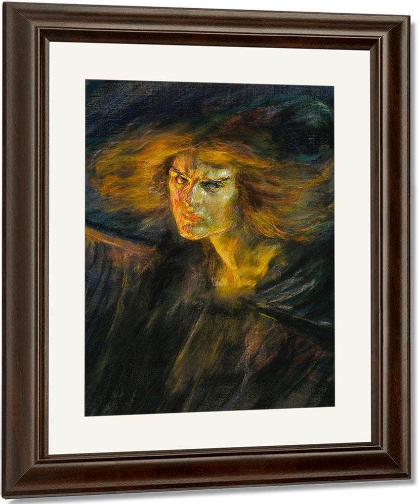 Lucifer (Natalie Clifford Barney) By Alice Pike Barney Fine Art Print