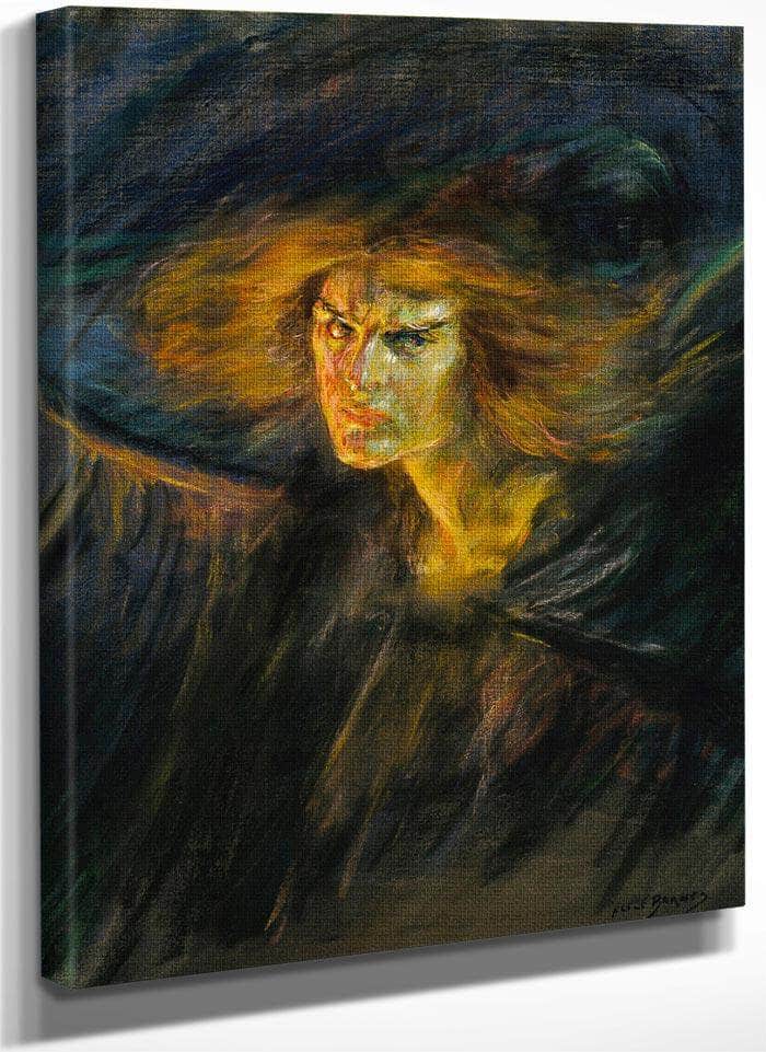 Lucifer (Natalie Clifford Barney) By Alice Pike Barney Fine Art Print