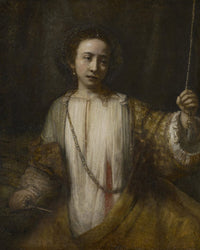 Lucretia By Rembrandt Fine Art Print