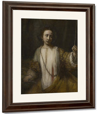 Lucretia By Rembrandt Fine Art Print