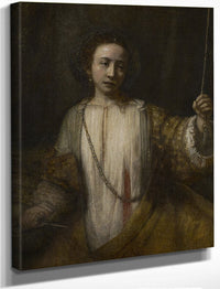 Lucretia By Rembrandt Fine Art Print