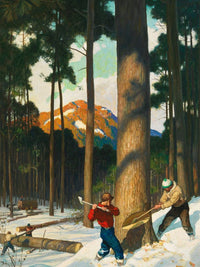 Lumber (2) By NC Wyeth Fine Art Print
