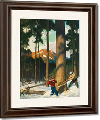 Lumber (2) By NC Wyeth Fine Art Print