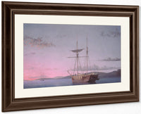 Lumber Schooners At Evening On Penobscot Bay (1863) By Fitz Henry Lane Fine Art Print