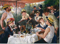 Luncheon Boating Party Painting Auguste Renoir Canvas Art Fine Art Print