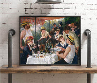 Luncheon Boating Party Painting Auguste Renoir Canvas Art Fine Art Print