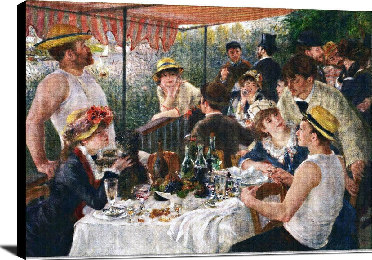 Luncheon Boating Party Painting Auguste Renoir Canvas Art Fine Art Print