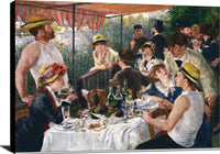 Luncheon Boating Party Painting Auguste Renoir Canvas Art Fine Art Print