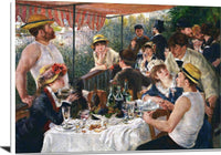 Luncheon Boating Party Painting Auguste Renoir Canvas Art Fine Art Print