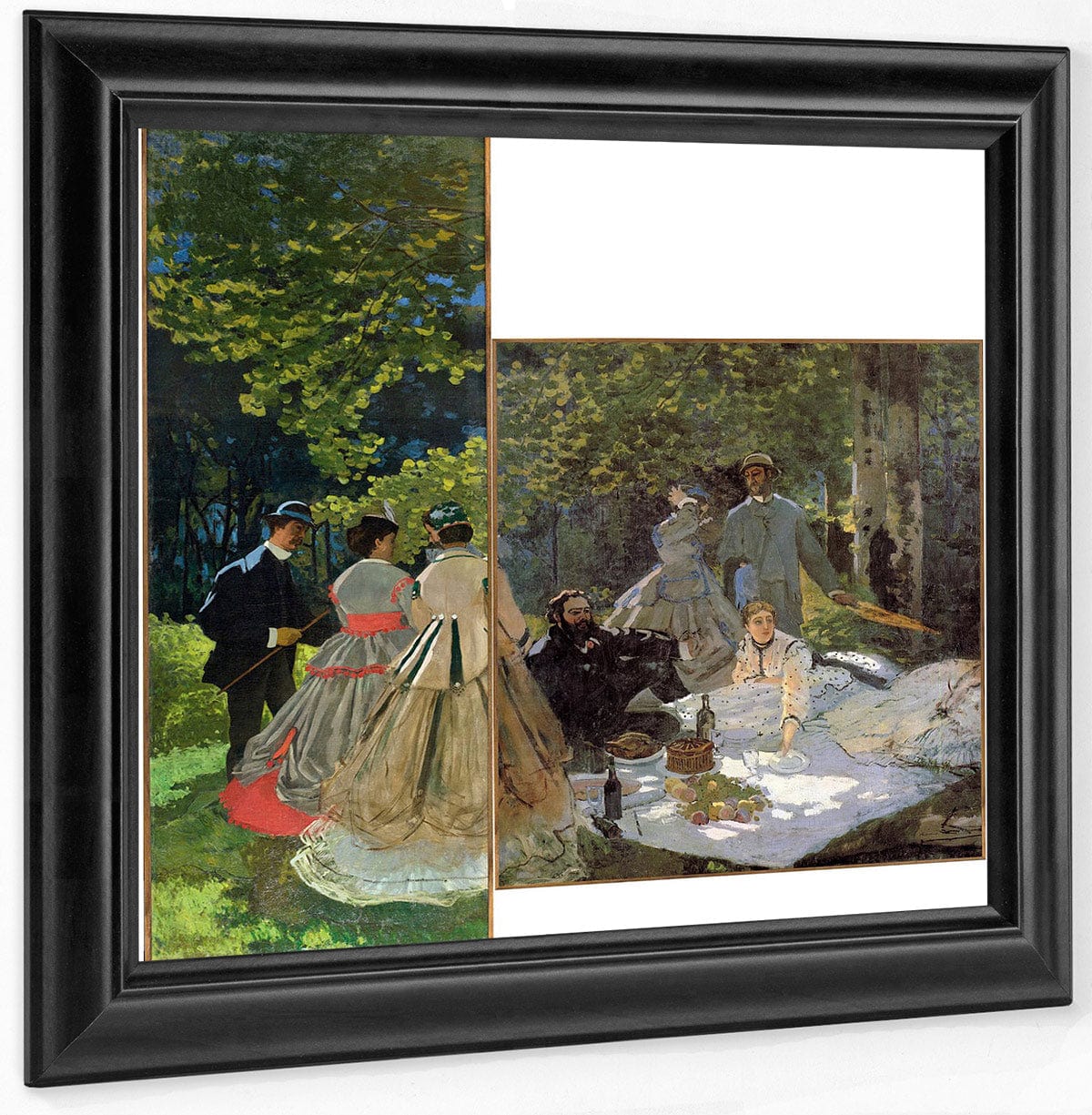 Luncheon On The Grass 1865 Oil On Canvas 217X248Cm By Claude Monet Fine Art Print