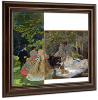 Luncheon On The Grass 1865 Oil On Canvas 217X248Cm By Claude Monet Fine Art Print