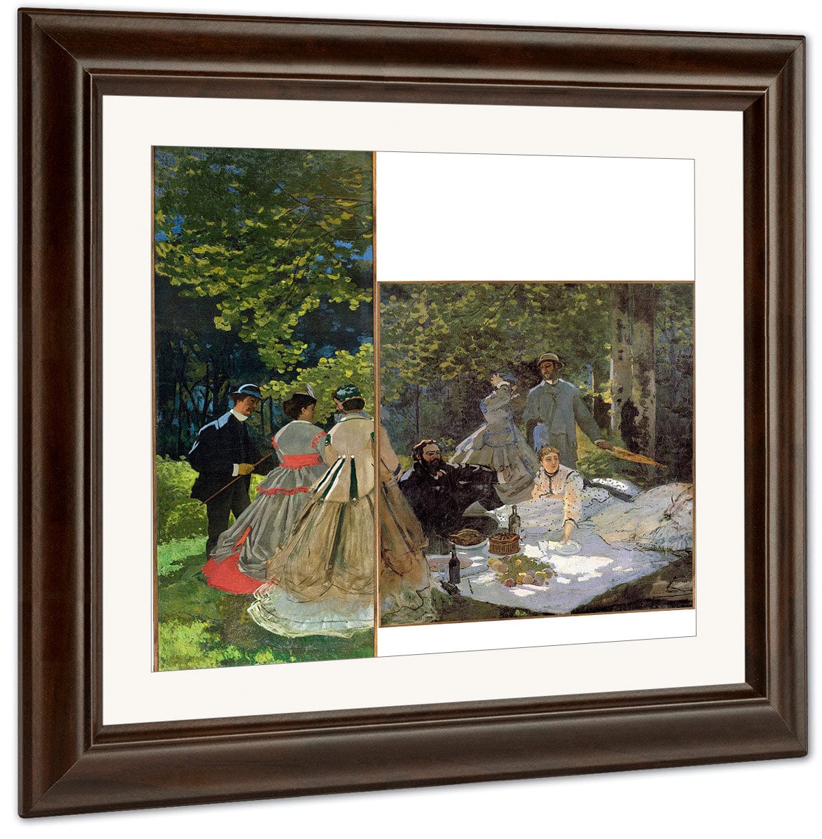 Luncheon On The Grass 1865 Oil On Canvas 217X248Cm By Claude Monet Fine Art Print