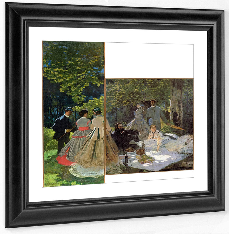 Luncheon On The Grass 1865 Oil On Canvas 217X248Cm By Claude Monet Fine Art Print