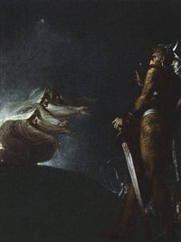 Macbeth, Banquo And The Witches On The Heath By Henry Fuseli Fine Art Print