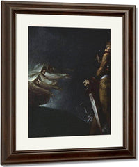 Macbeth, Banquo And The Witches On The Heath By Henry Fuseli Fine Art Print