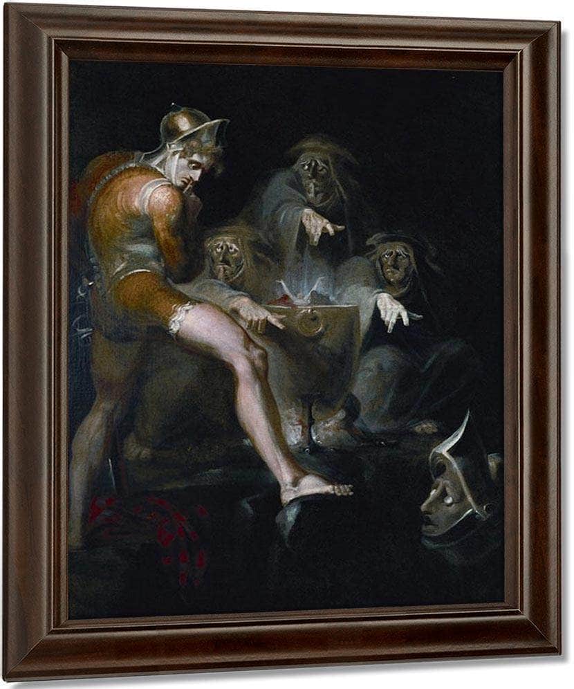 Macbeth Consulting The Vision Of The Armed Head By Henry Fuseli Fine Art Print